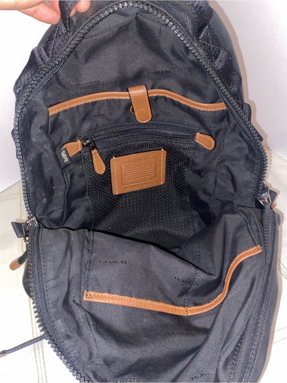 Pacer Backpack In Colorblock With Coach Patch - Picture 6 of 6